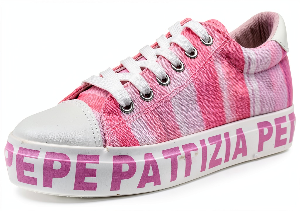 'Sneaker Patrizia Pepe PPJ62 in colore rosa su sfondo neutro'