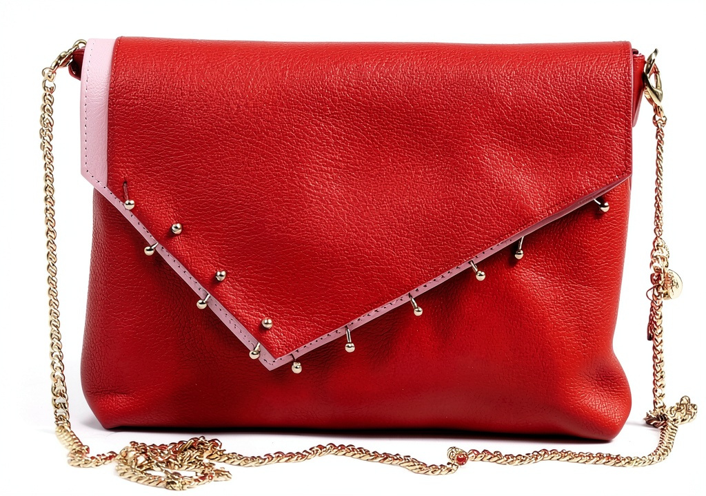 PATRIZIA PEPE shopper reversibile mostrata in entrambi i lati rosso e rosa