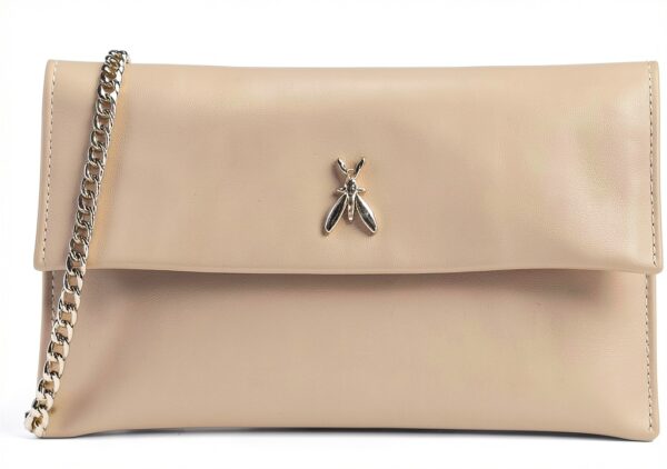 Borsa a tracolla Patrizia Pepe piccola beige donna