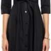 Chemisier Tessuto Nero Taglia 42 Abbigliamento Donna-3