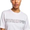 T-shirt Patrizia Pepe Donna Classica Moderna Nero Bianco-3