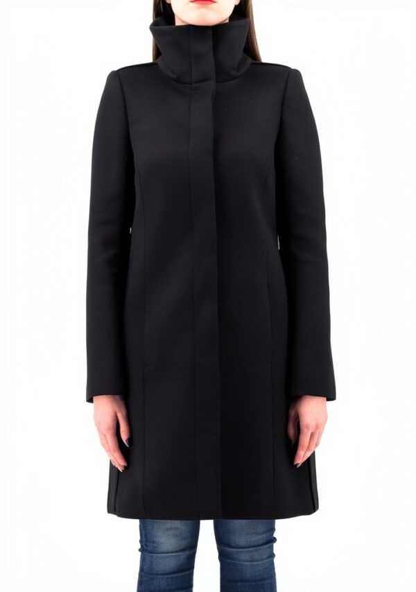 Cappotto Donna Patrizia Pepe Panno Nero Mod 2S1262