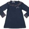 Chemisier Donna Manica Lunga Blu Taglia 74-0