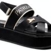Scarpe con plateau sintetiche fibbia tacco 41 EU-1