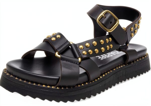 Sandali Donna Patrizia Pepe pelle traspirante Nero PPJ78