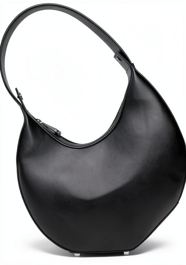 PATRIZIA PEPE Borsa a Mano Bangle Bag Media Nero Moda