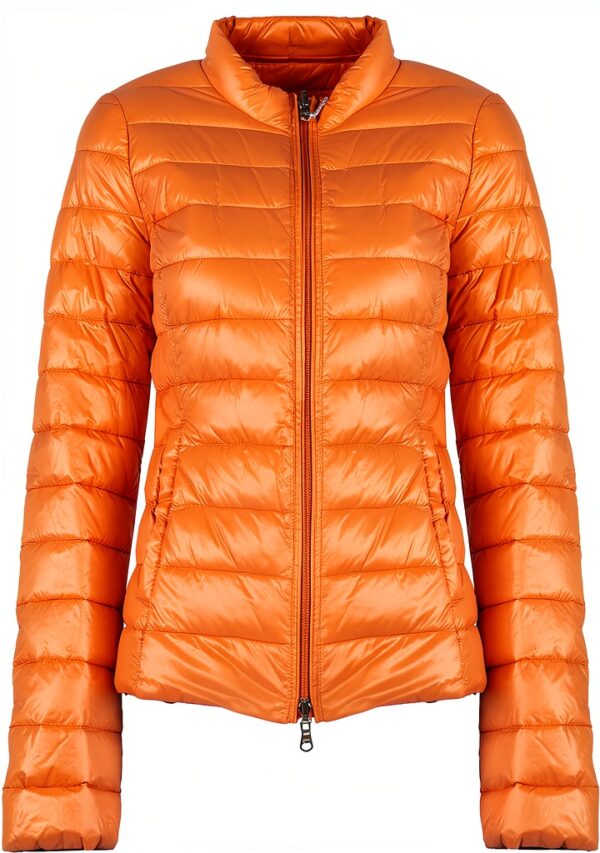 Patrizia Pepe Piumino Donna Reversibile Leggero Arancione