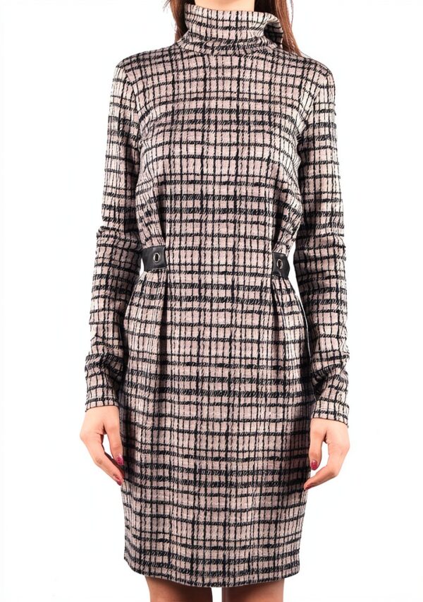 Abito Mini Patrizia Pepe Punto Stoffa Grigio Donna Casual