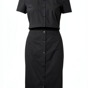 Maglietta Uomo Cotone Nero Manica Corta Casual Regular-0