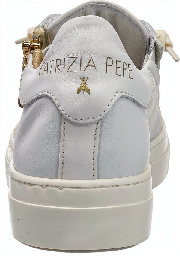 Scarpe bambine Patrizia Pepe pelle traspirante oro bianco-2