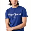 Pepe Jeans T-shirt Uomo Ricamo Petto Scollo Rotondo Colori-7