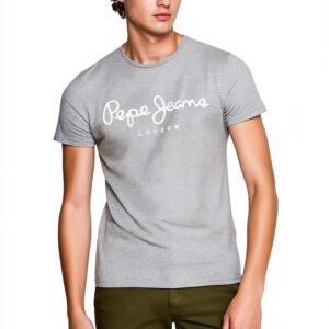 T-shirt Pepe Jeans Slim Fit Uomo Cotone Lycra Grigio-0