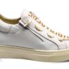 Scarpe bambine Patrizia Pepe pelle traspirante oro bianco-5