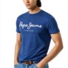 Pepe Jeans T-shirt Uomo Ricamo Petto Scollo Rotondo Colori-5