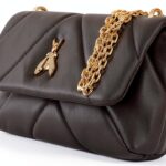 Borsa a tracolla pelle donna catena doppiabile spalla-0