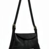 Borsa a tracolla Patrizia Pepe pelle vitello nero donna-1