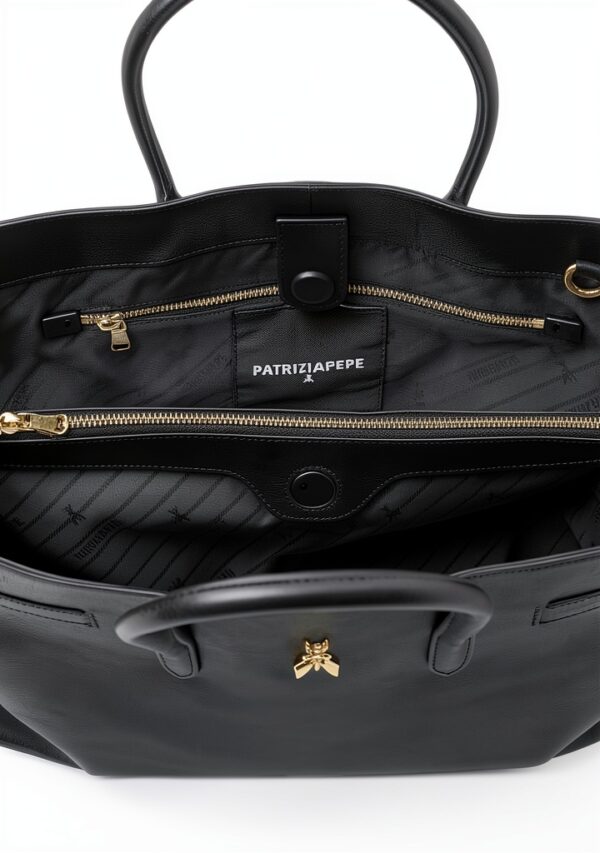 Patrizia Pepe borsa a mano donna tinta unita elegante-0