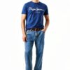 Pepe Jeans T-shirt Uomo Ricamo Petto Scollo Rotondo Colori-6