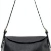 Borsa a tracolla Patrizia Pepe pelle vitello nero donna-0