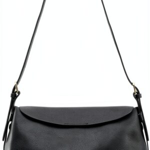 Borsa a tracolla Patrizia Pepe pelle vitello nero donna-0