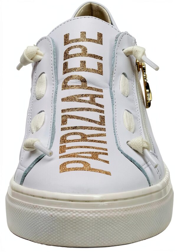 Scarpe bambine Patrizia Pepe pelle traspirante oro bianco-1