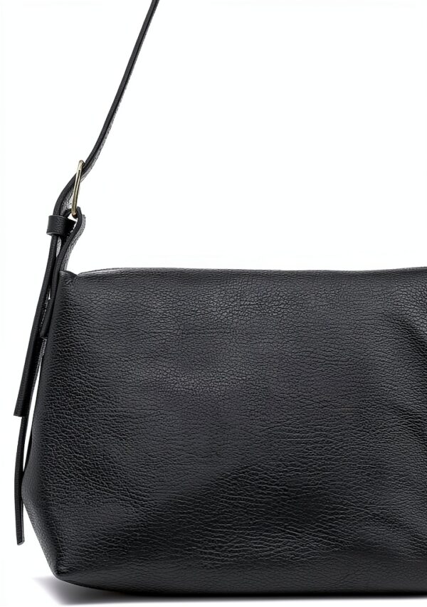 Borsa a tracolla Patrizia Pepe pelle vitello nero donna-2