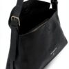 Borsa a tracolla Patrizia Pepe pelle vitello nero donna-3