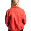 Giacca blouson italiano con manica lunga e stile scollo-2