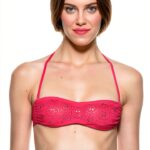 Top Bandeau Patrizia Pepe maniche in poliestere-0