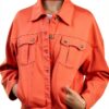 Giacca blouson italiano con manica lunga e stile scollo-3