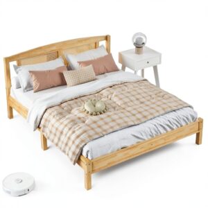 Witimisy Letto Rattan 160x200 Doghe Fisse Modello N622D707879NAA-CX-0