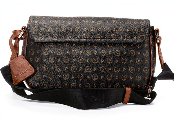 Borsa a tracolla Pollini Heritage TE8531PP0LQ11 in pelle PVC marrone-3
