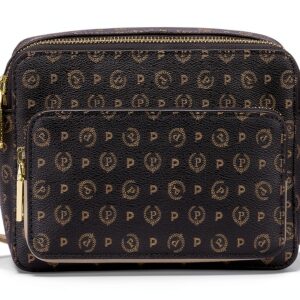 Borsa a tracolla Pollini HERITAGE TE8535 stampa monogram tinta unita-0