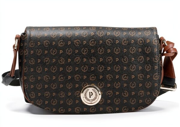 Borsa a tracolla Pollini Heritage TE8531PP0LQ11 in pelle PVC marrone-0