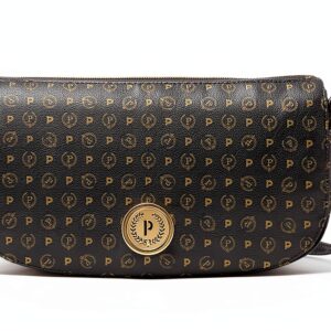 Borsa a tracolla Pollini Heritage TE8531PP0LQ11 in Nero e 48x13x30 cm-0