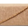 Borsa Canvas Naturale Love Moschino Borsa a spalla in PU cipria-3