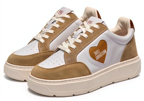 Love Moschino Sneaker Donna Bianco JA15154G1MIAA10A Suola Morbida-1