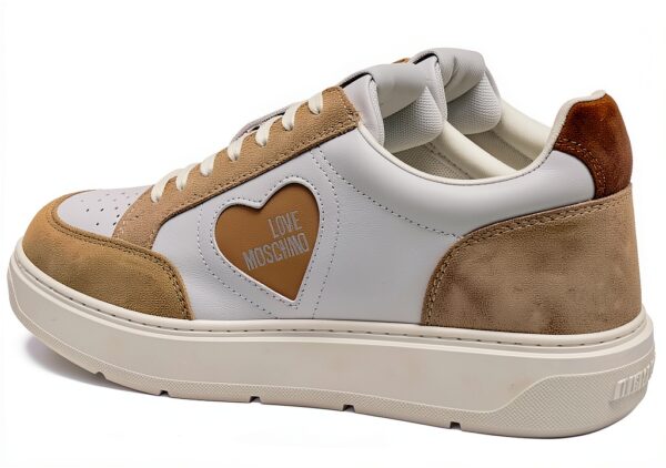 Love Moschino Sneaker Donna Bianco JA15154G1MIAA10A Suola Morbida-2