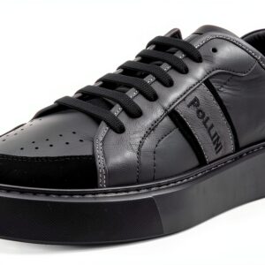 Pollini SB15164G0FXS100A43, Sneaker Uomo, Nero, 43 EU-0