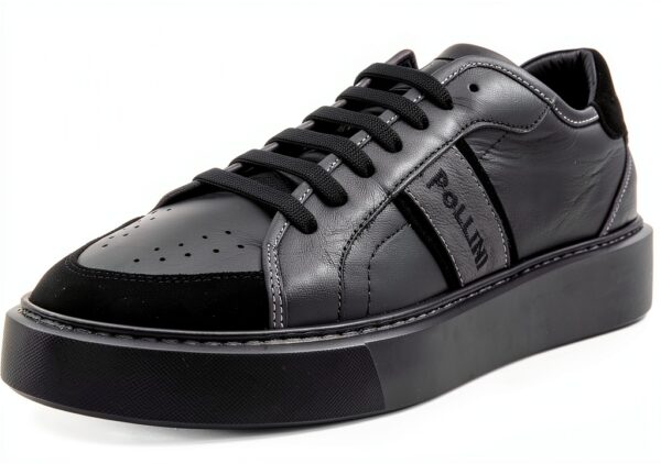 Pollini SB15164G0FXS100A43, Sneaker Uomo, Nero, 43 EU-0