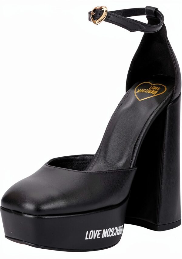 Sandalo Tacco Donna Love Moschino – Lacca, Taglie 35‑41 EU-0