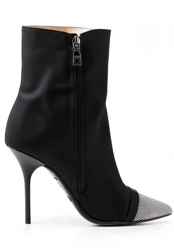 Stivaletto Donna Love Moschino Nero Lycra Elegante Confortevole-2