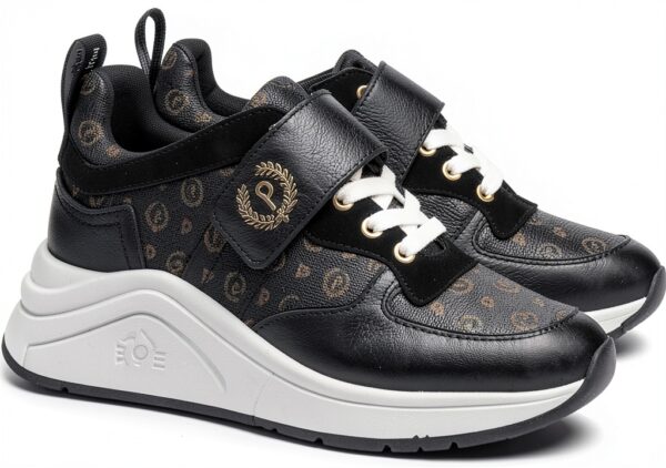 Pollini Sneaker Donna Nero TA15145G0DQ1100A 36 con Chiusura Stringata-1