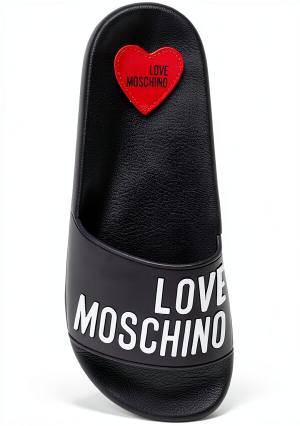 Sandali Donna Moschino Ja28052g0m Nero Eleganti con Suola in Gomma-3