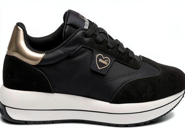 Sneakers Donna Moschino Nero Eleganti e Confortevoli-0