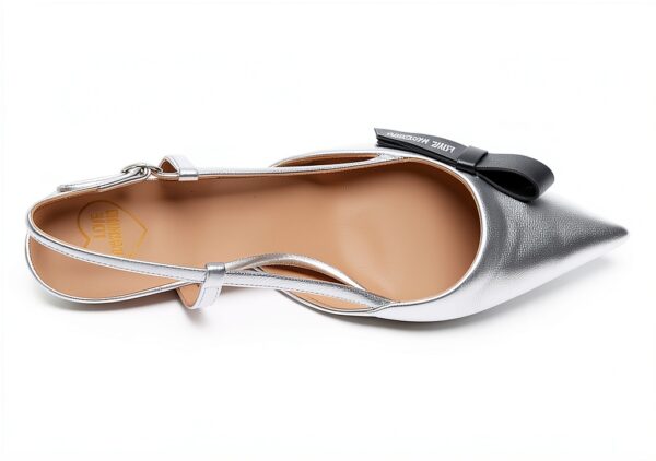 Sandalo Tacco Donna Love Moschino Argento Elegante e Confortevole-2