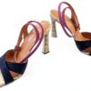 Sandali Donna Pollini in Pelle Scamosciata Multicolore SA16019C0GTA-2