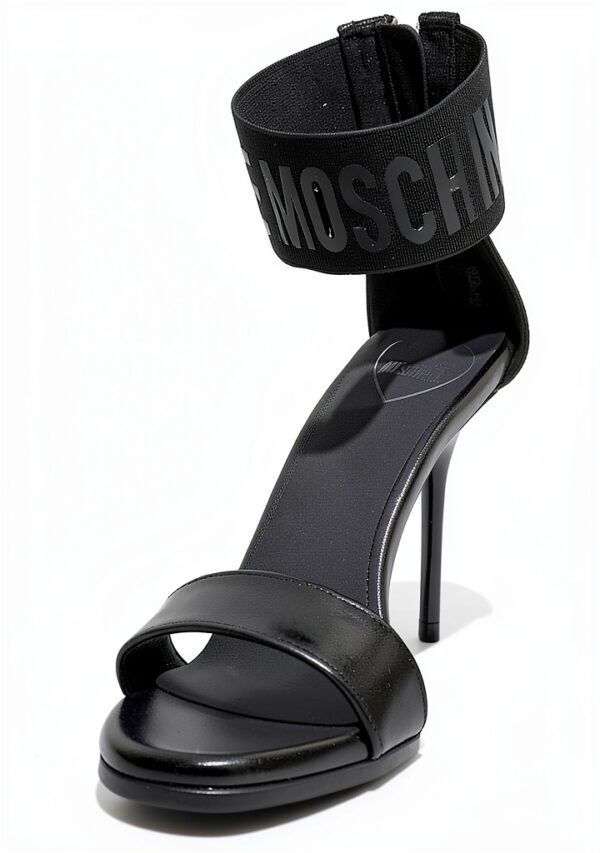 Sandali Donna Love Moschino Polja16109g0mie000a Nero in Pelle Nappa-3