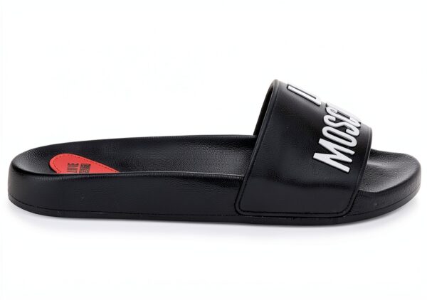Sandali Donna Moschino Ja28052g0m Nero Eleganti con Suola in Gomma-0