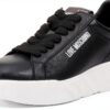Sneakers Donna Moschino Nero Bianco – Comfort e Design Sportivo-0